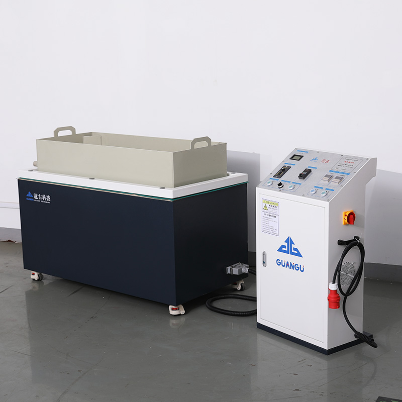 The method of lathe parts polishing-Guangu Magnetic deburring machine